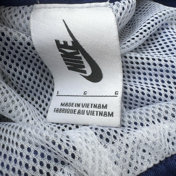 Nike x Clot Woven Track Pants Deep Royal Red White sz Large - Picture 3 of 4